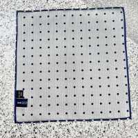 CF-602 100% Domestic Silk Pocket Square Dot Pattern Blue[Formal Accessories] Yamamoto(EXCY) Sub Photo