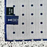 CF-602 100% Domestic Silk Pocket Square Dot Pattern Blue[Formal Accessories] Yamamoto(EXCY) Sub Photo