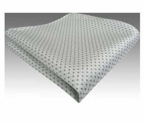 CF-902 Japanese-made Silk Scarf Square Dot Off-White