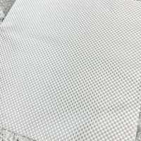 CF-985 Domestic Silk Pocket Square Moss Stitch Pattern Light Gray[Formal Accessories] Yamamoto(EXCY) Sub Photo
