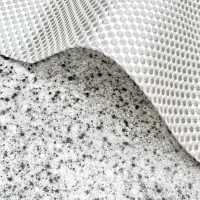 CF-985 Domestic Silk Pocket Square Moss Stitch Pattern Light Gray[Formal Accessories] Yamamoto(EXCY) Sub Photo