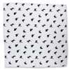 CF-CAT-GR Silk Print Pocket Square Cat Motif Gray