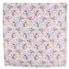 CF-ROSE-PU Silk Print Handkerchief Rose Purple