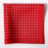 CFD-3RE Dot Print Silk Handkerchief Red