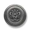 EX200 Japanese-made Metal Buttons For Suits And Jackets, Silver