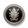 EX203 Made In Japan Metal Button For Suits And Jackets Silver/Black