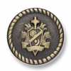 EX213 Made In Japan Metal Button For Suits And Jackets Antique Gold
