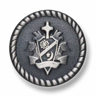 EX214 Made In Japan Metal Buttons For Suits And Jackets, Silver
