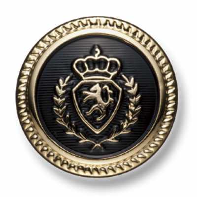 Made In Japan Metal Buttons For Suits And Jackets, Gold/Black