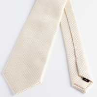 HVN-11 VANNERS Textile Handmade Necktie Houndstooth Pattern Champagne Gold[Formal Accessories] Yamamoto(EXCY) Sub Photo