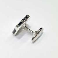 N-1 Made In Japan Cufflinks Regimental Black Onyx[Formal Accessories] Yamamoto(EXCY) Sub Photo