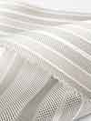 S-943 Yamanashi Fujiyoshida Striped Formal Fabric Light Gray
