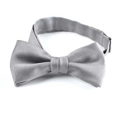 VBF-05 VANNERS Textile Used Bow Tie Gray Twill