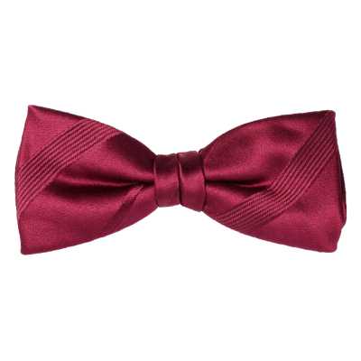 VBF-21 VANNERS Fabric Bow Tie, Striped, Wine