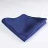 VCF-09 Pocket Square Using VANNERS Fabric, Houndstooth Pattern, Navy Blue