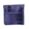 VCF-20 VANNERS Textile Used Pocket Square Stripe Pattern Navy Blue