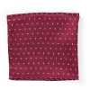 VCF-24 Pocket Square, Paisley Dot, Wine, Made With VANNERS Fabric
