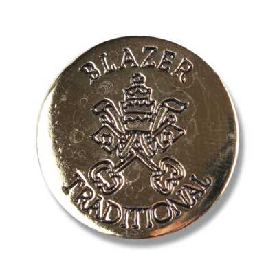 YM3 Made In Japan Metal Button For Suits And Jackets, Gold
