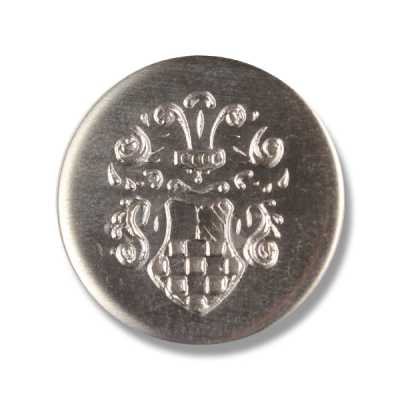 YM6 Made In Japan Metal Button For Suits And Jackets, Silver