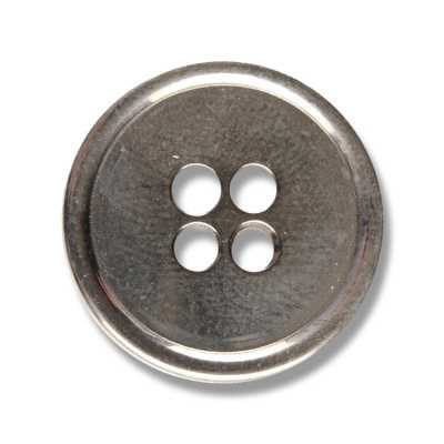 YS21 Made In Japan Metal Button For Suits And Jackets, Silver