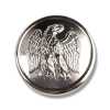YS29 Made In Japan Metal Buttons For Suits And Jackets, Silver