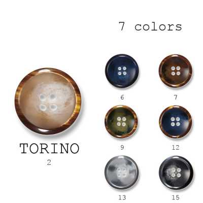 トリノ Italian-Made Polyester Buttons For Suits And Jackets