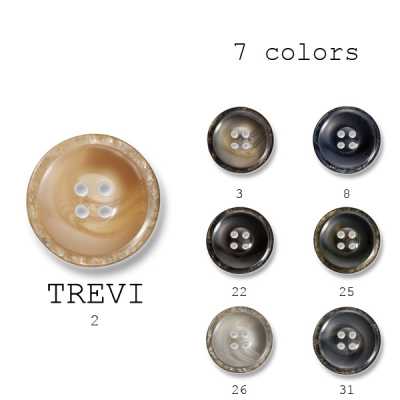 Italian-made Polyester Button For Suits And Jackets