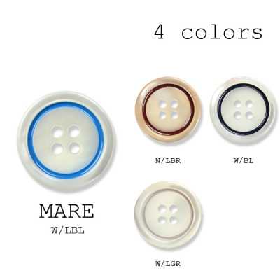 マーレ Italian-Made Shell Buttons For Suits And Jackets